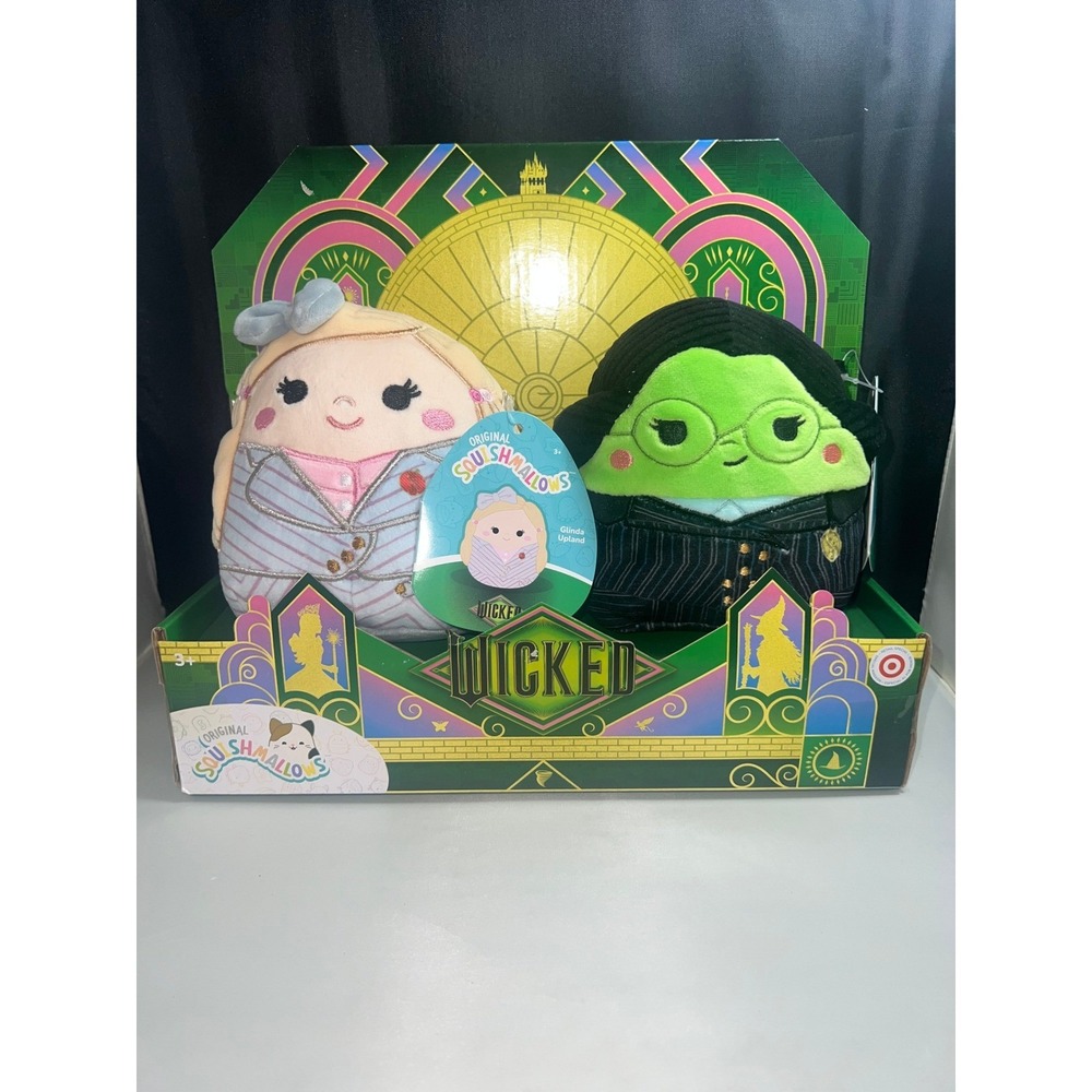 Squishmallows Wicked Elphaba Glinda Upland 2-Pack 8 Inch Plush Target Exclusive